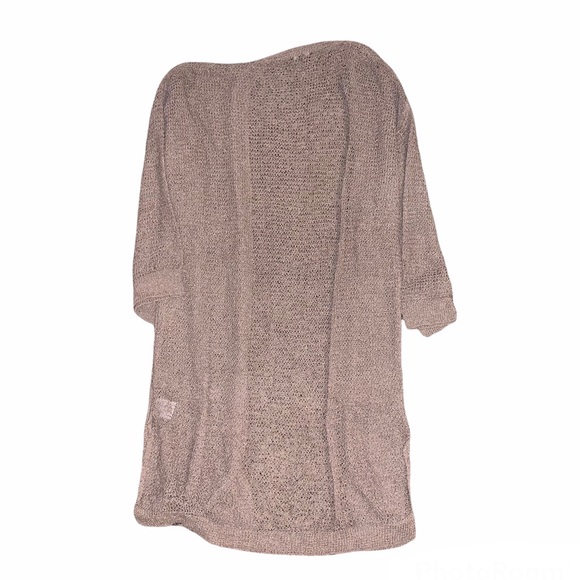 NWT JLUXLABEL Taupe Sienna Crochet Cardigan - Picture 2 of 10